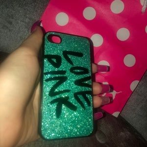 iphone 5 victoria secret case🤳💚💙